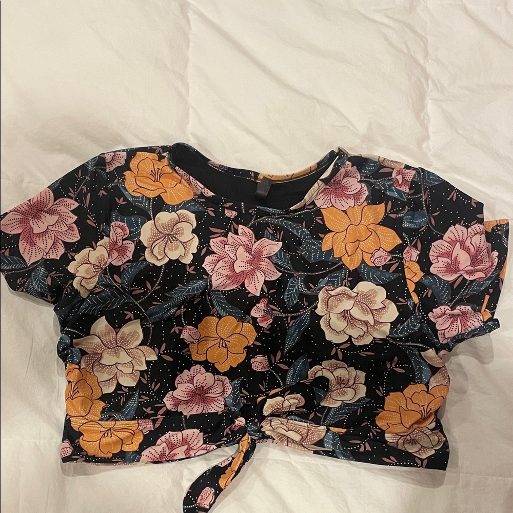 Torrid Wireless Bikini Swim Top - 2 Floral Print